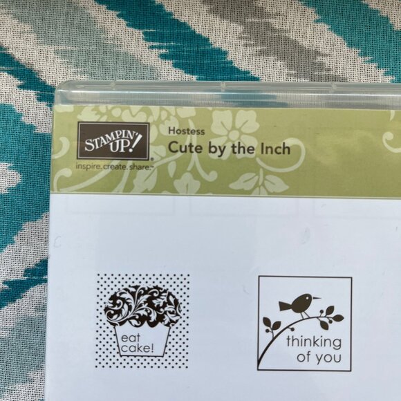 Stampin' Up! Cute by the Inch Clear Cling Mount Stamps, Set of 9, Hostess Set - Picture 2 of 6